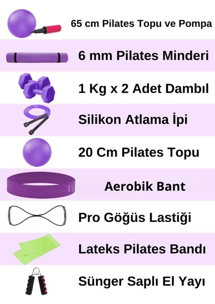 Kapsamlı Pilates Seti Tüm Ihtiyaçlarınız Tek Sette! fiyatları