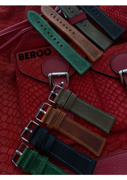 22MM Hakiki Deri Saat Kordonu – Ultra Premium Koleksiyon modelleri