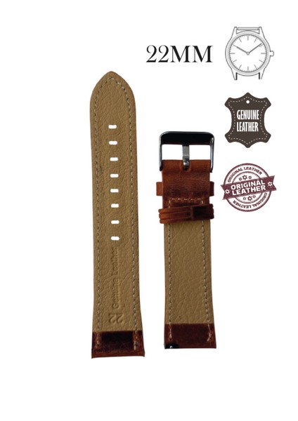22MM Hakiki Deri Saat Kordonu – Ultra Premium Koleksiyon fiyatları