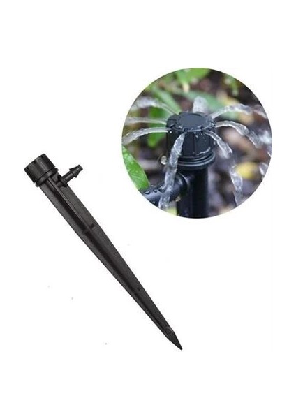 15 Metre Bahçe Damlama Sulama Sistemi Seti Hortum ve Ek Parçaları ( Lisinya )