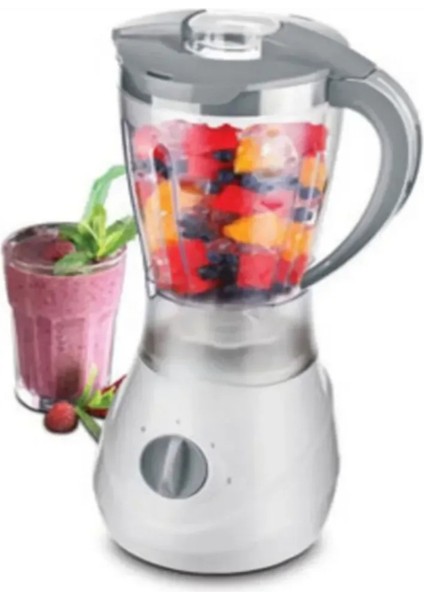 Yıkanabilir, Sızdırmaz, Hazneli, Kullanışlı, 4 Bıçaklı Turbo Blender Beyaz