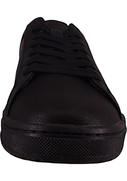 Herren Low Sneaker Piper Low Top 234234-661 Schwarz 559 Full Siyah Kunstleder