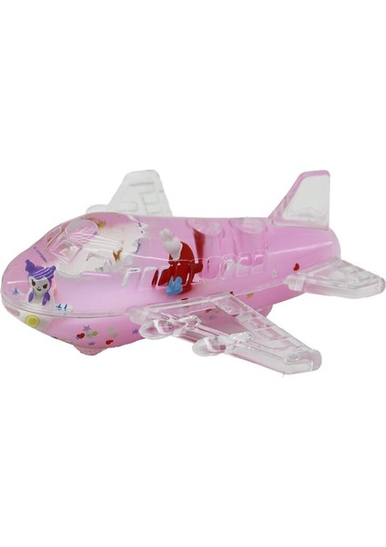 Pembe Su Hayvan - Yıldız Uçak Model - Mika Yüzen Batmayan Dekoratif Biblo Akvaryum (4989)