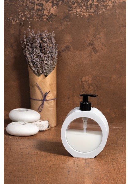 300 ml Tezgah Üstü Oval Banyo Mutfak Sıvı Sabunluk | Banyo Mutfak Bulaşık Lavabo Deterjanlık