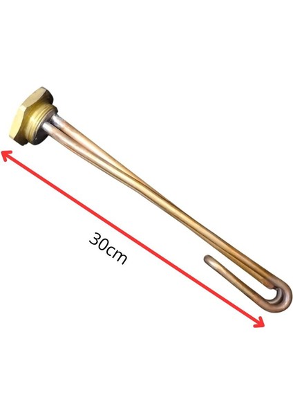 Meşale Çay Kazanı Rezistansı 220 Volt 2000 Watt Bakır Kalın Dişli