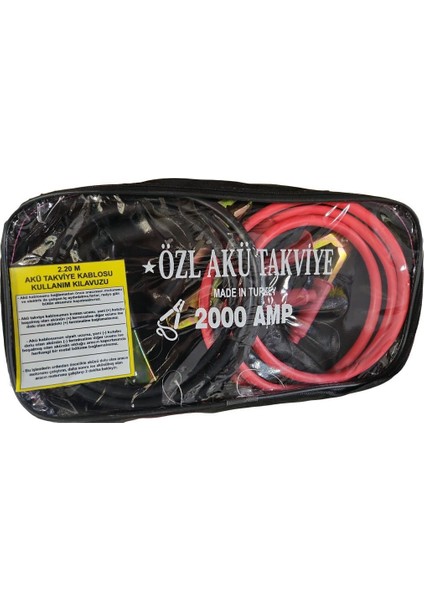 Akü Takviye Kablosu 2000 Amper