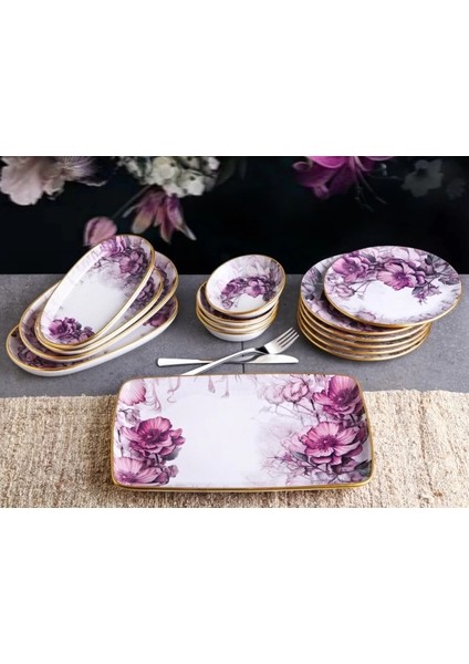 Purple 15 Parça Kahvaltı Seti G4367