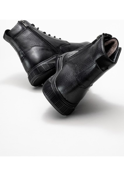 Hakiki Deri, Içi Kürklü, Fermuarlı, Su Geçirmez, Deri Erkek Bot fırsatları