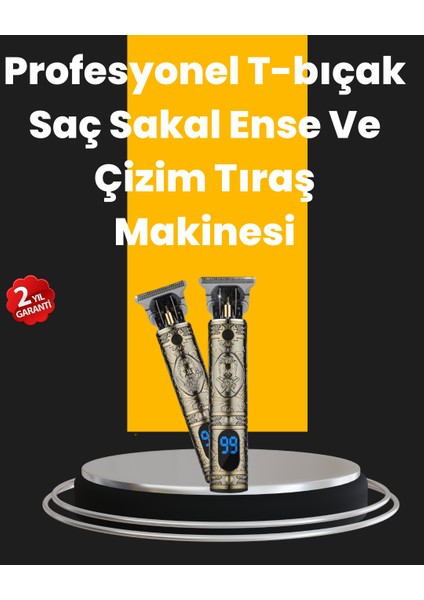 Msa-Shop 0.1 mm Hassas Kesim Tıraş Makinesi Şarjlı Metal Gövde