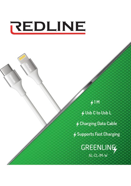 Type-C / Lightning Hızlı Şarj ve Data Kablosu 1 Metre