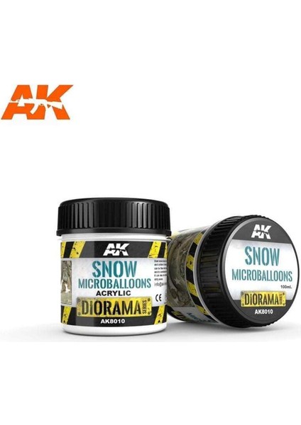 Ak 8010 100 Ml. Snow Microballoons, Akrilik, Diorama Serisi Zemin Dokusu