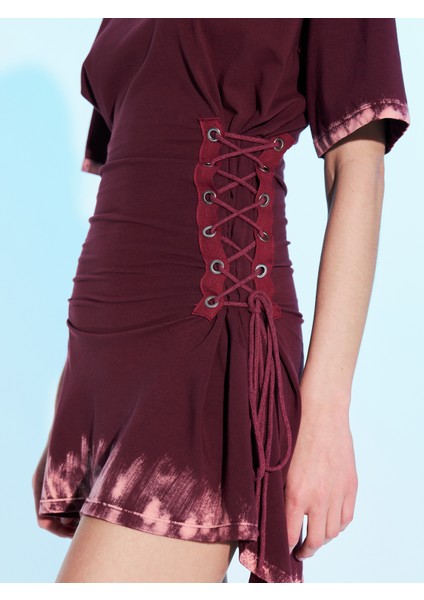 Studio SS6008 Bordo Elbise modelleri