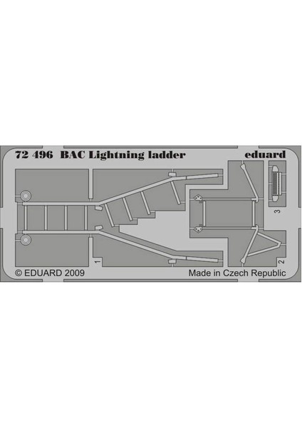 72496 1/72 Ölçek, Bac Lıghtnıng Merdiveni - Trumpeter -