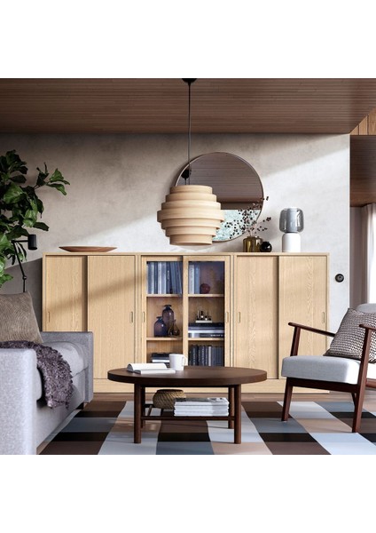 Konsol, Meşe Kaplama, 245X37X120 cm fiyatları