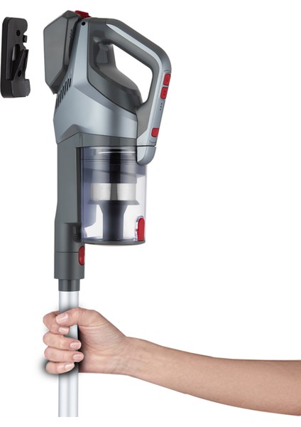 Dik Saplı Şarjlı Süpürge, Güçlü ve Hafif Temizlik Aracı