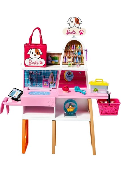 GRG90 Barbie ve Evcil Hayvan Dükkanı Oyun Seti modelleri