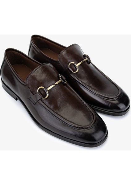 Erkek Hakiki Deri Kahverengi Klasik Ayakkabı 477 72801 Erk Ayk Y25 Kahve Bfl fiyatları