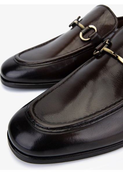 Erkek Hakiki Deri Kahverengi Klasik Ayakkabı 477 72801 Erk Ayk Y25 Kahve Bfl modelleri