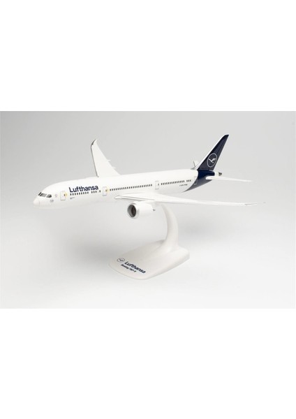 613453 1/200 Ölçek, Boeing 787-9 Lufthansa, Sergilemeye Hazır Model Yolcu Uçağı