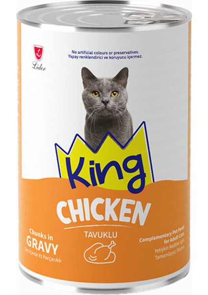 Tavuk Etli Yetişkin Kedi Yaş Maması 400 gr