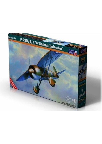 D225 1/72 P-24 B/e/f/g (Balkan Savunmacısı) Savaş Uçağı Plastik Model Kiti