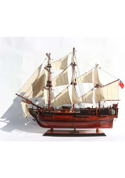 Gianhien TS0020W60 Hms Bounty Ahşap Hazır Yelkenli Savaş Gemisi Maketi