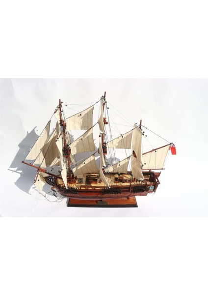 Gianhien TS0020W60 Hms Bounty Ahşap Hazır Yelkenli Savaş Gemisi Maketi fiyatları