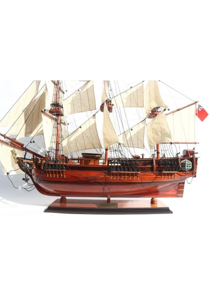 Gianhien TS0020W60 Hms Bounty Ahşap Hazır Yelkenli Savaş Gemisi Maketi modelleri