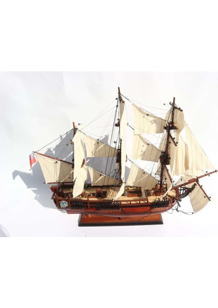 Gianhien TS0020W60 Hms Bounty Ahşap Hazır Yelkenli Savaş Gemisi Maketi fırsatları