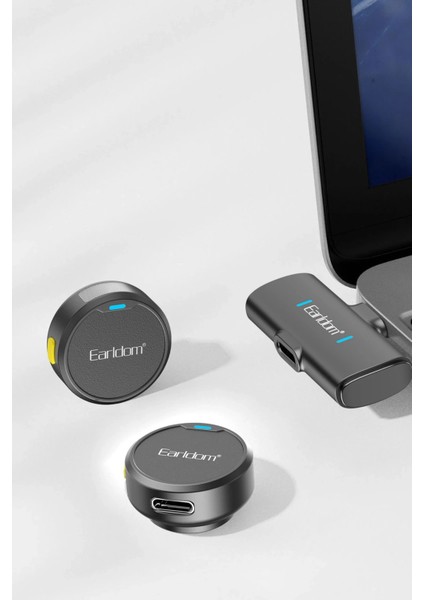 Profesyonel Kablosuz Dijital Yaka Mikrofonu iPhone 15/16/17 Uyumlu 2 Mikrofonlutiktok Youtube Instagram Canlı Yayın fiyatları