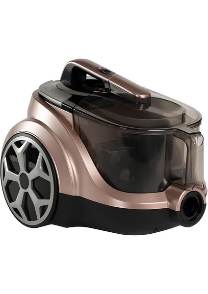 Yüksek Performanslı Toz Torbasız Elektrikli Süpürge Altın Renk