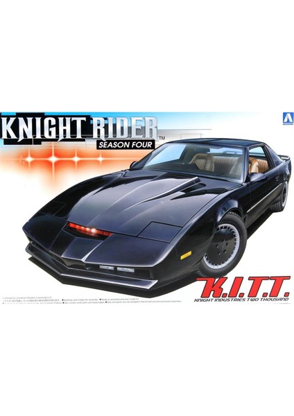 04130 1/24 Ölçek, Knight Rider 2000 Season 4, Plastik Model Kiti