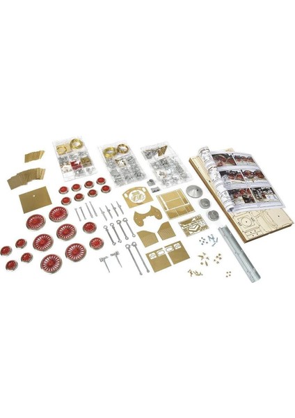 54002 1/32 Ölçek, Bavarian Br-18 Buharlı Lokomotif Ahşap Model Kiti fırsatları