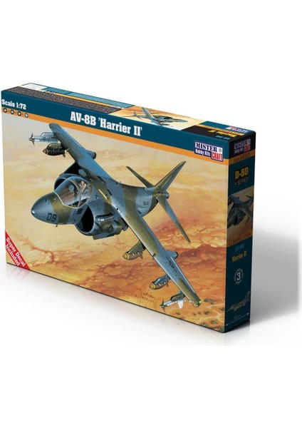 D050 1/72 Av-8b (Harrier Iı) Uçak Plastik Model Kiti