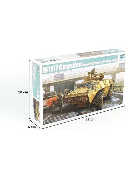 01541 1/35 Ölçek, M1117 Guardian (Asv) Zırhlı Güvenlik Aracı, Plastik Model Kiti indirimleri