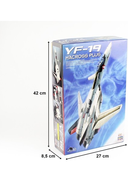 MC01 65651 1/48 Ölçek, Yf-19 Macross Plus, Macross-Robotech Tv Serisi, Bilim Kurgu Plastik Model Kiti indirimleri