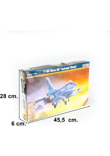 G116 1/48 F-16C Block 52 + Jastrzab (Hawk) Savaş Uçağı Plastik Model Kiti indirimleri