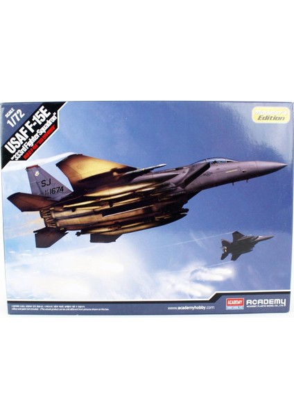 12550 1/72 Ölçek, Usaf F-15E (333. Avcı Filosu) Savaş Uçağı, Plastik Model Kiti