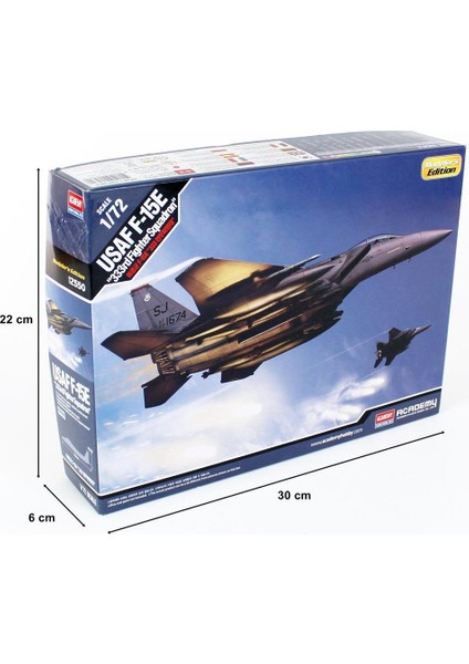 12550 1/72 Ölçek, Usaf F-15E (333. Avcı Filosu) Savaş Uçağı, Plastik Model Kiti indirimleri