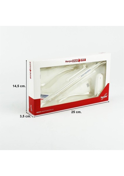 605816-001 1/250 Ölçek, Air France Concorde - F-Bvfb, Sergilemeye Hazır Model Yolcu Uçağı indirimleri