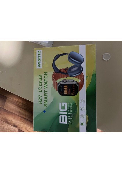 H27 Ultra Akıllı Saat Seti – Kulak Üstü Bluetooth Kulaklık + 3 Kordonlu Premium fırsatları