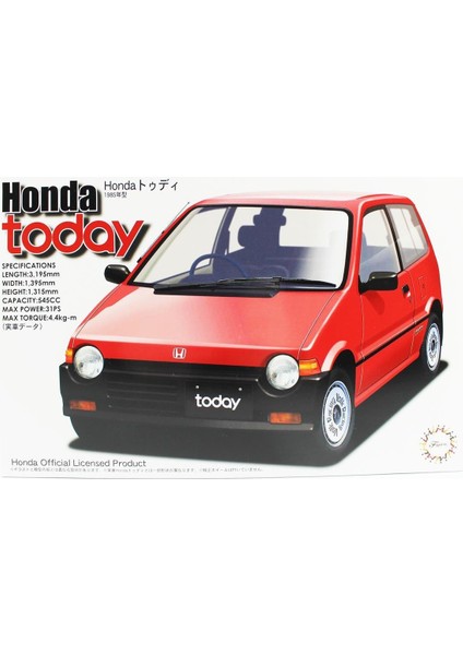 Id-12 04692 1/24 Ölçek, Honda Today G, Otomobil Plastik Model Kiti
