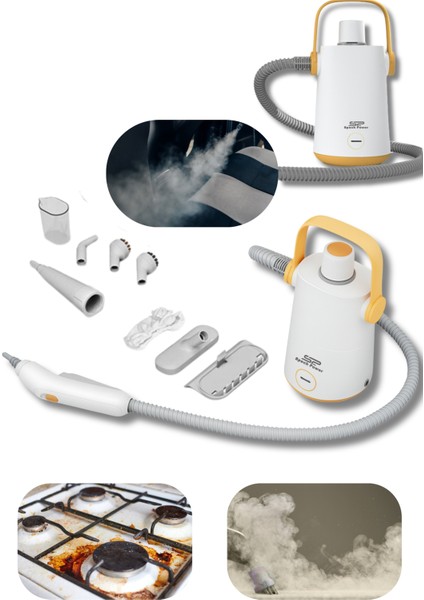 Çok Renkli Profesyonel Buharlı Temizleyici, Güçlü ve Etkili Temizlik Makinesi