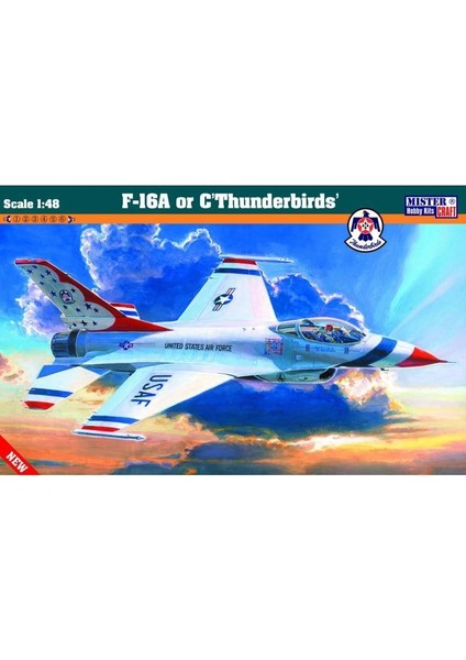 G035 1/48 F-16 A-C Thunderbirds Savaş Uçağı Plastik Model Kiti