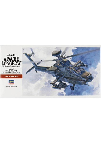 PT23 7223 1/48 Ölçek, AH-64D Apache Longbow, Askeri Helikopter Plastik Model Kiti