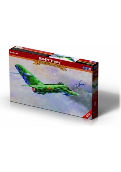 F002 1/48 MIG-17F Fresco Savaş Uçağı Plastik Model Kiti