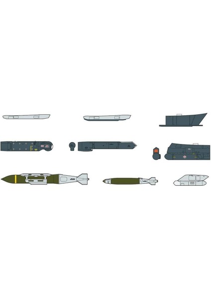 X72-14 35114 1/72 Ölçek, Savaş Uçağı Silahları-Ix, Plastik Model Kiti fiyatları