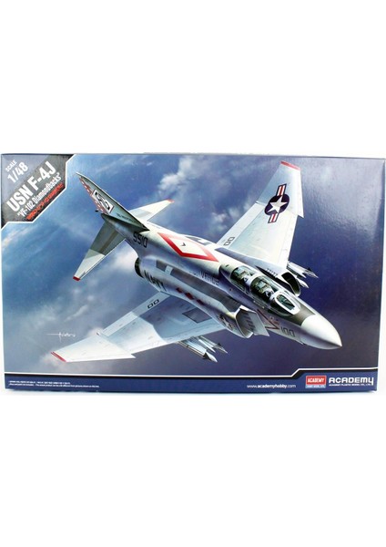 12323 1/48 Ölçek, Usn F-4j VF-102 Diamondbacks Savaş Uçağı, Plastik Model Kiti