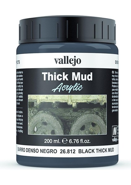 26812 200 Ml. Black Splash, Çamur Dokusu
