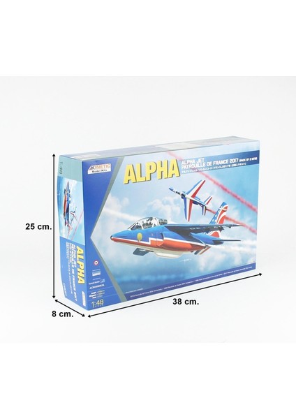 K48064 1/48 Ölçek, Alpha Jet (Patrouille De France 2017) (2-In-1) Savaş Uçağı, Plastik Model Kiti indirimleri